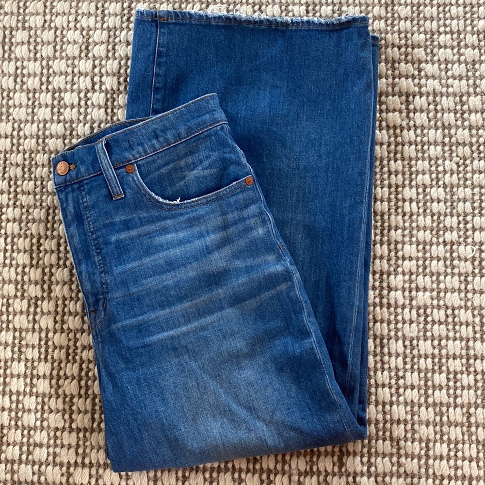 Madewell Wide-Leg Crop Jeans